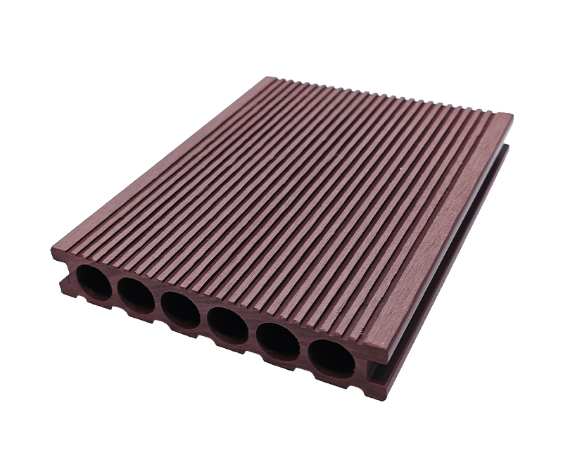 25厚圆孔直纹塑木地板