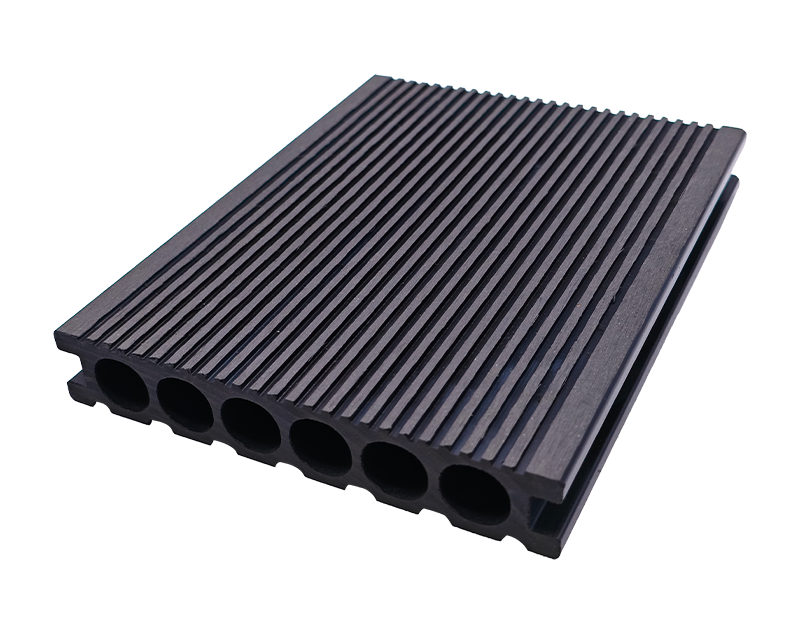 25厚圆孔直纹塑木地板