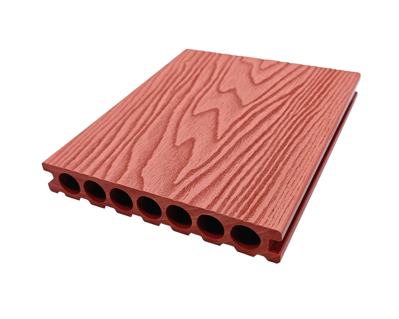 圆孔压花红木色