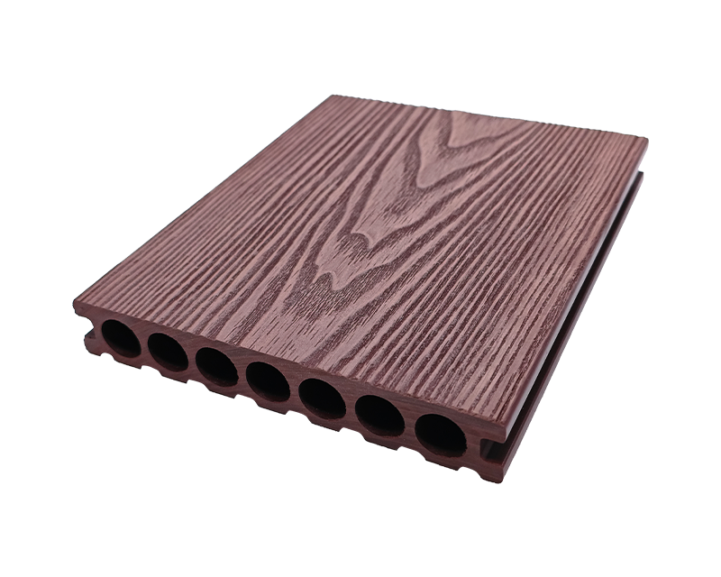 圆孔压花紫檀色