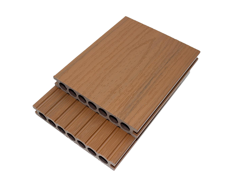 泰柚色共挤塑木地板