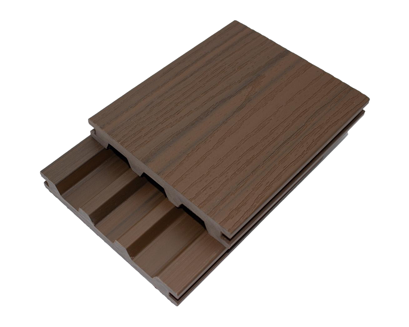 胡桃色实心M槽实心共挤