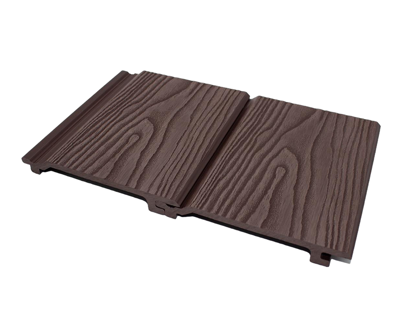 压花紫檀色深压纹墙板